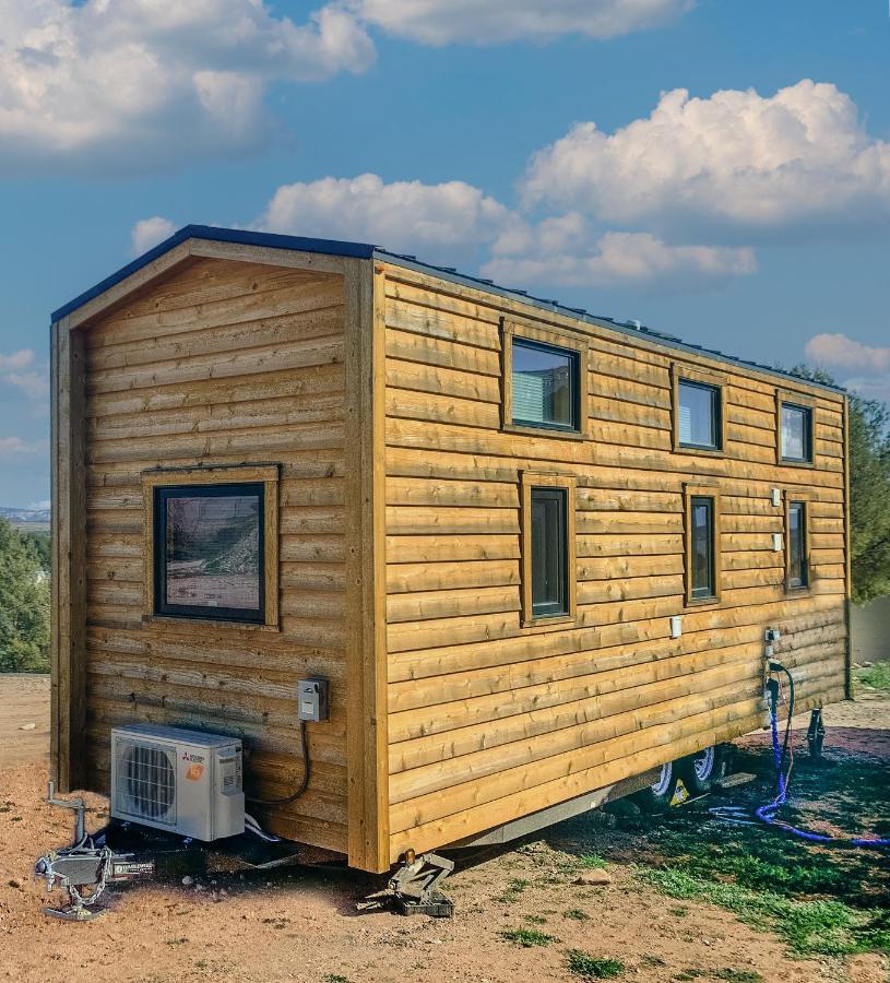 Cute Sedona Green-Certified Cedar Tiny Home Cottonwood Bagian luar foto