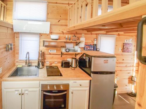 Cute Sedona Green-Certified Cedar Tiny Home Cottonwood Bagian luar foto